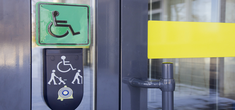 automatic handicap door opener in South Monrovia Island